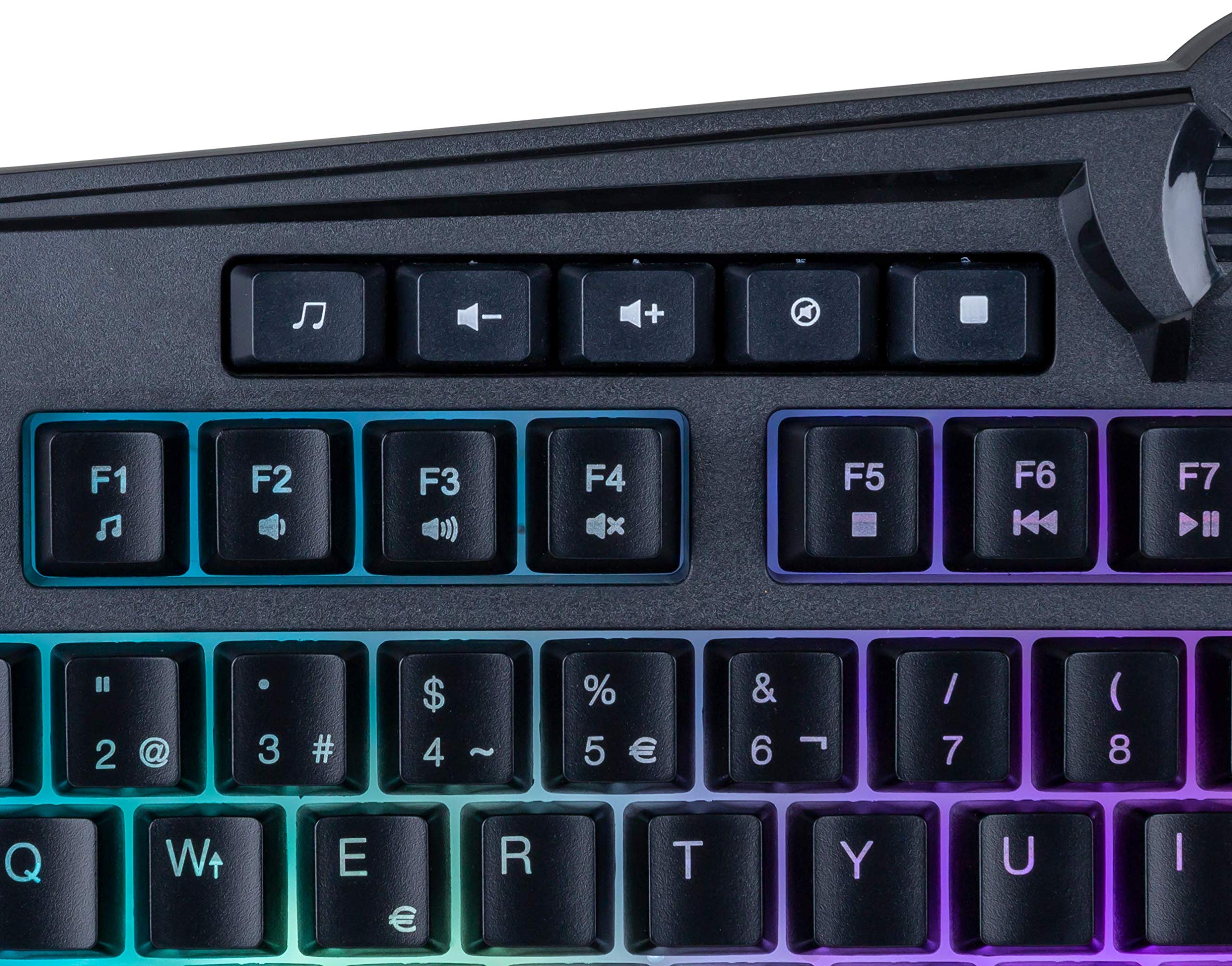 Nacon Pccl-210es - Teclado Gaming De Membrana, Retroiluminado Usb, Qwerty EspañOl Nacon Pccl-210es - Teclado Gaming De Membrana, Retroiluminado Usb, Qwerty EspañOl